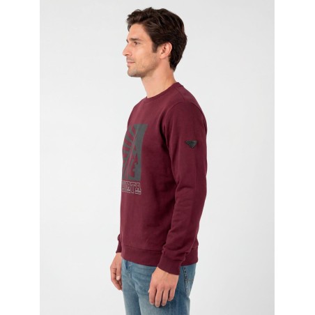 SUDADERA CON ESTAMPADO GRÁFICO FRONTAL