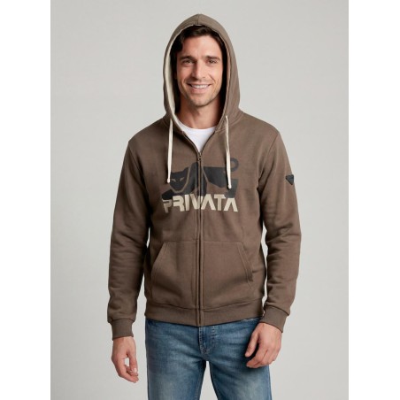 SUDADERA CON CAPUCHA ABIERTA