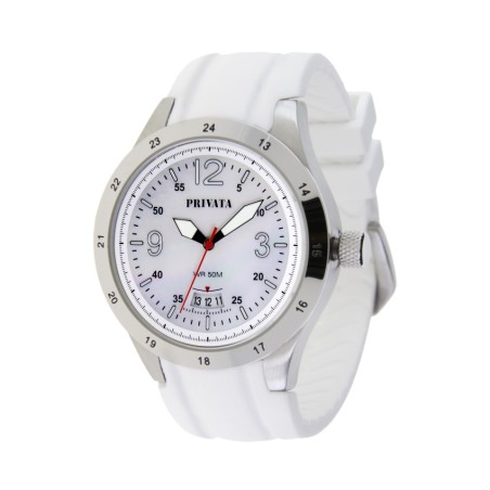 RELOJ PULSERA ANALÓGICO PRIVATA SILICONA