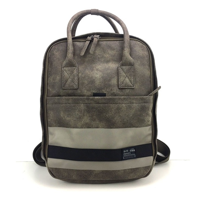 Mochila Strip marrón