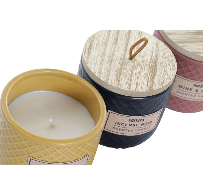 VELAS AROMÁTICAS SET 3 UNIDADES