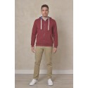SUDADERA BÁSICA ABIERTA CON CAPUCHA