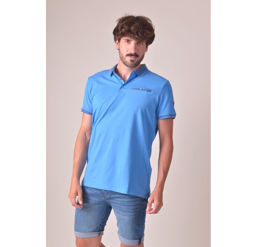 POLO BÁSICO PUNTO LISO MANGA CORTA