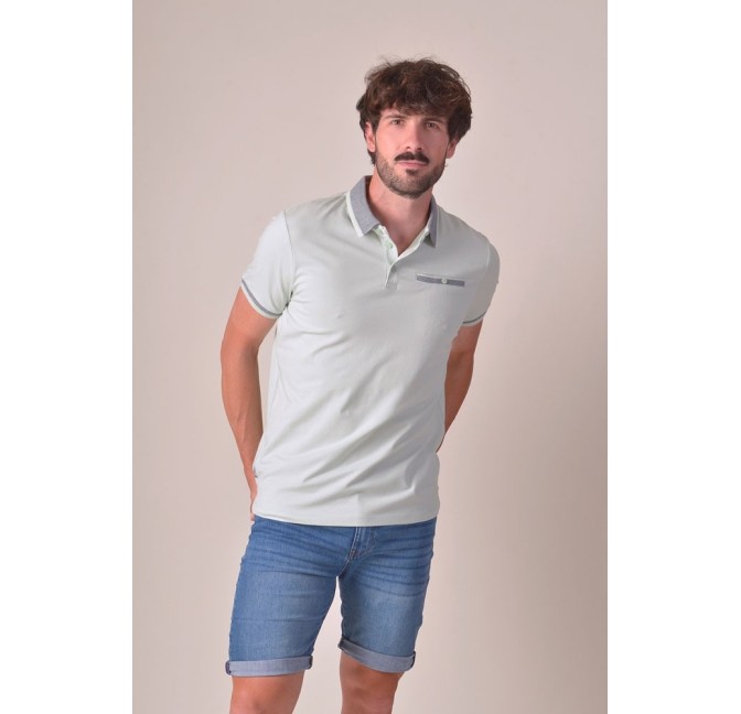 POLO BÁSICO PUNTO LISO MANGA CORTA