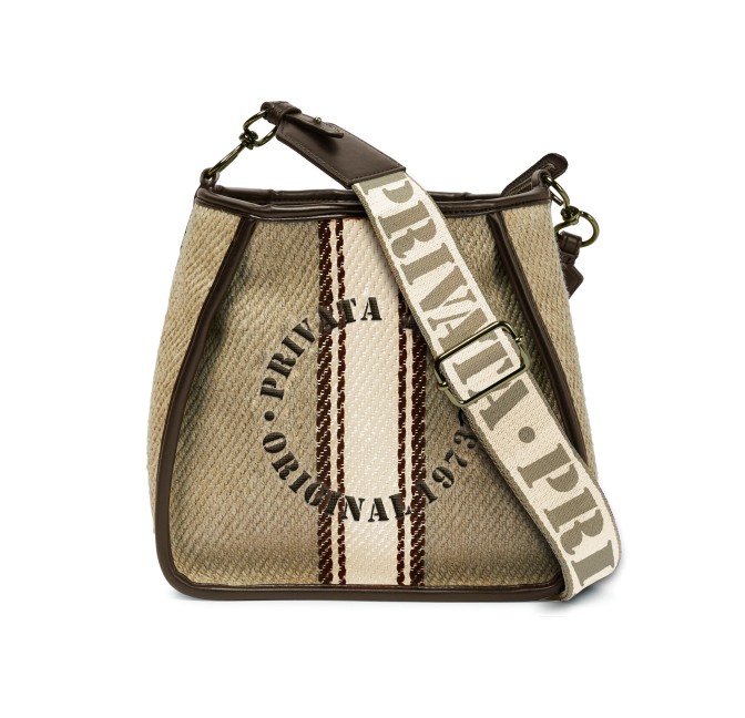 Bolso bandolera marrón HABANA